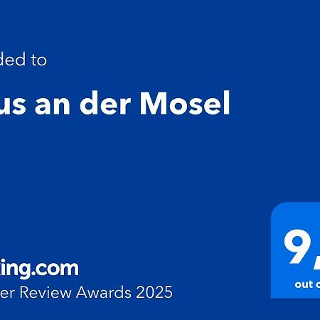 Апартаменты Haus An Der Mosel Бернкастель-Кюс Экстерьер фото